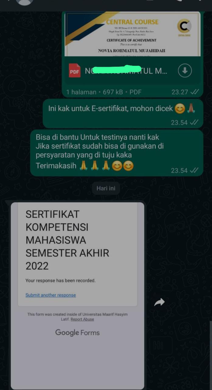 testimony tes toefl